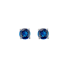 Studs Earrings | 14k White