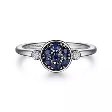 Cluster Three Stone Fashion Ring | Sterling Silver