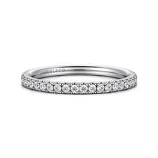Prong Set Anniversary Ring | 14k White