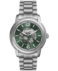 Fossil Heritage Automatic Stainless Steel Watch; This expertly crafted