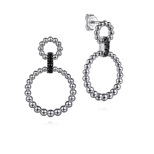 Circle Link Drop Earrings | 925 Sterling Silver