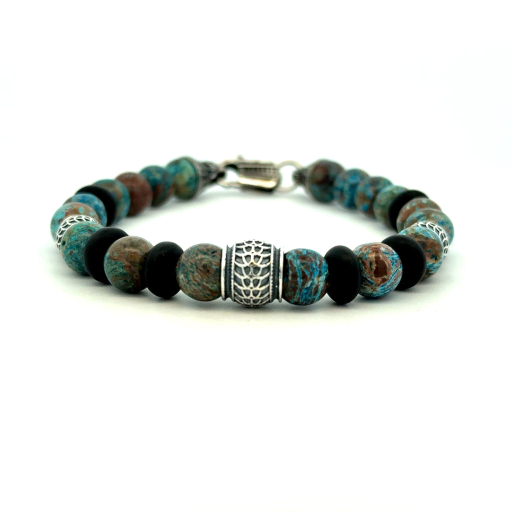 Newport - Blue Agate | 925 Sterling Silver