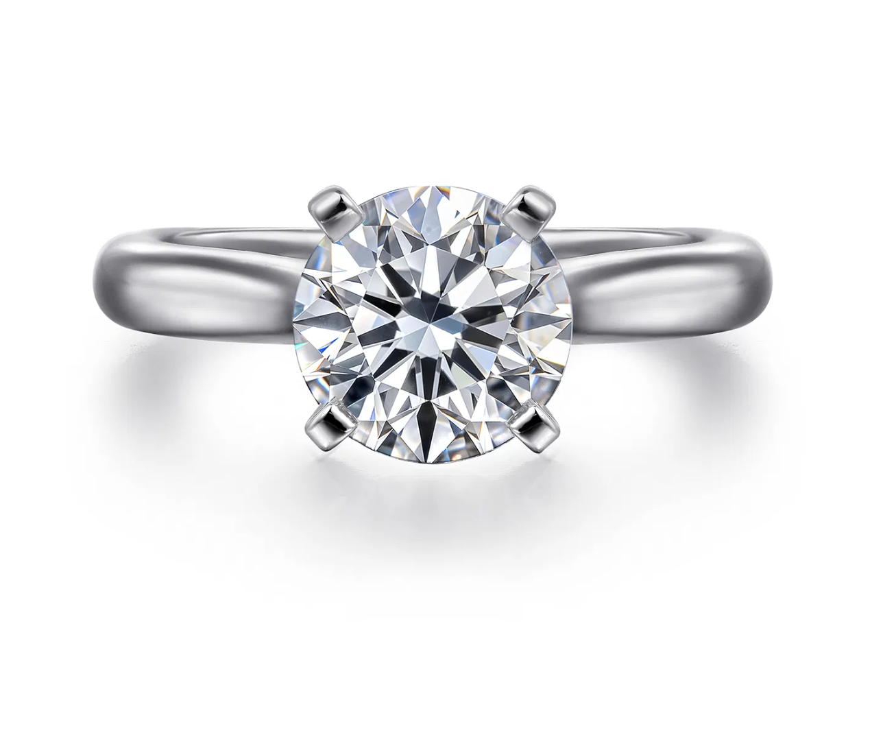 White 14 Karat Solitaire Remount Size 6.5