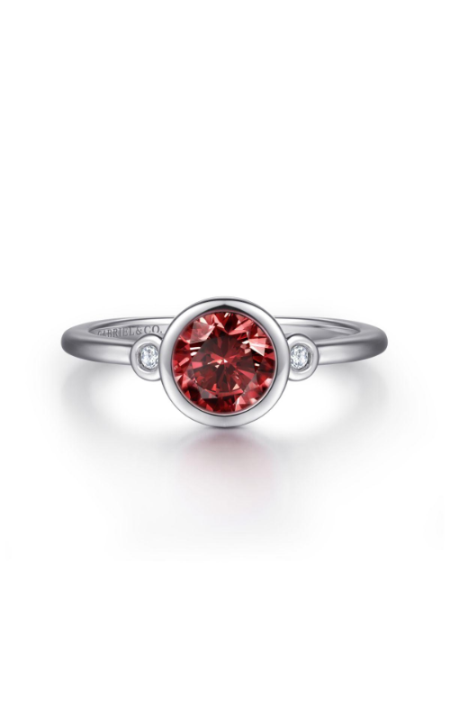 Bezel Set Fashion Ring | Sterling Silver (1.01ct Round)