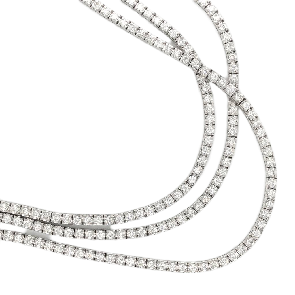 Opera Length Necklace | 14k White