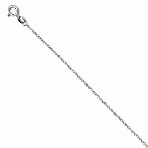 Pendant Rope Chain | 14k White