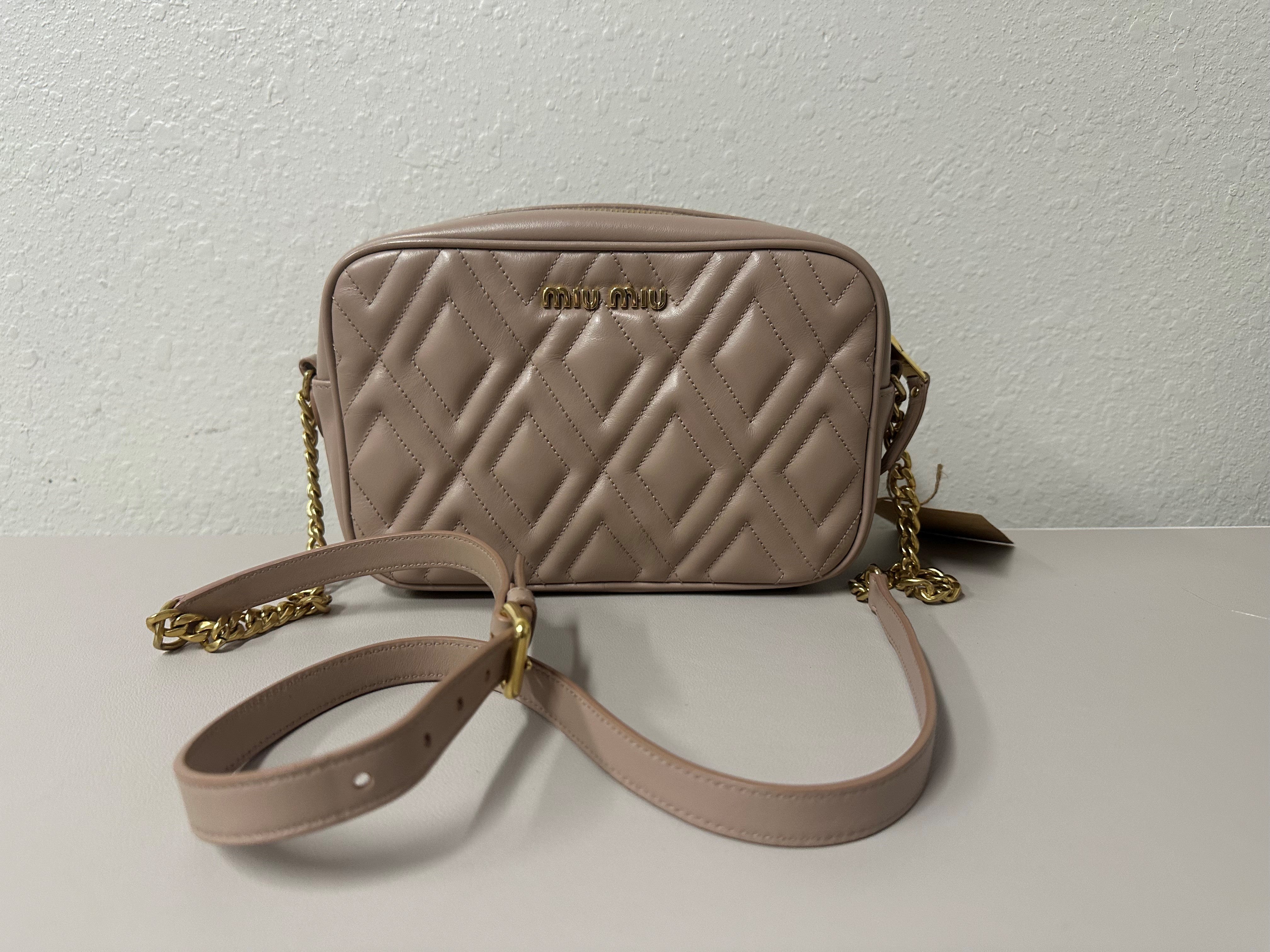 Miu Miu Blush Calfskin Crossbody, A Condition