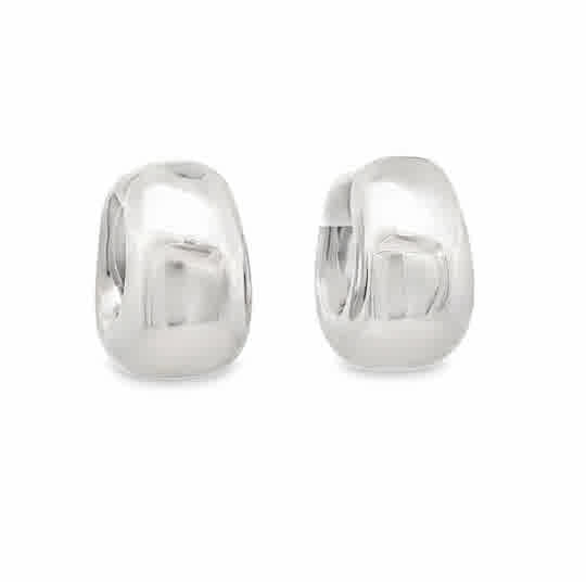 Silent Opus Chunky Huggies Sterling Silver