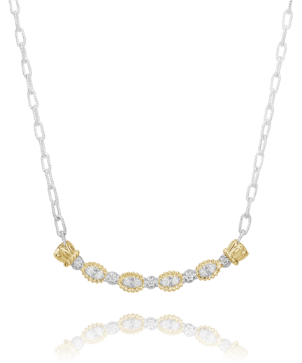 Station Necklace | 14k Yellow