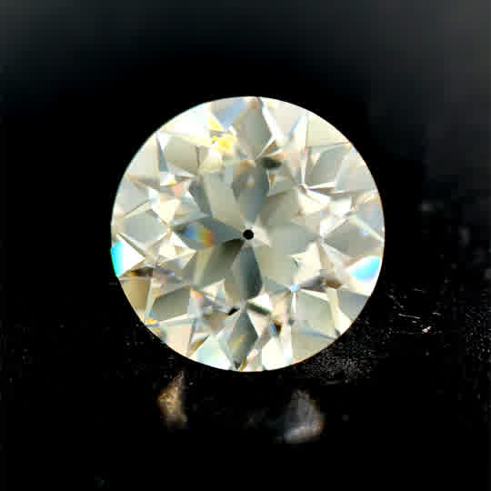 Lab Created one = 2.19ct Old European F VVS2 Lab Created Diamond