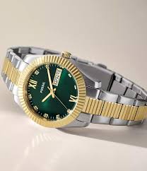 Scarlette Three-Hand Watch | White Yellow Stainless Steel