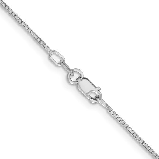 Concave Box Chain | 14k White