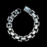 14.5Mm Width Argent, Link Bracelet | 925 Sterling Silver