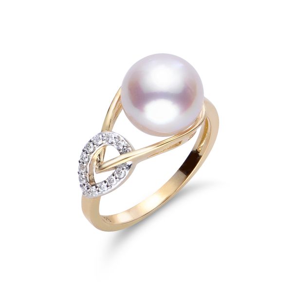 Modern Diamond Wrap Ring | 14k Yellow