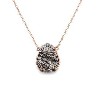 Freeform Stationary Necklace | 14k Rose (8.00 Freeform)