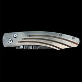 The Spearpoint ‘Golden Arch’ | Aerospace Grade Titanium, With Anodized Gold Accents
