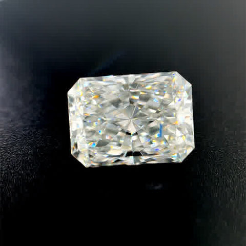 Lab Created one = 3.92ct Radiant D VVS2 Lab Created Diamond
