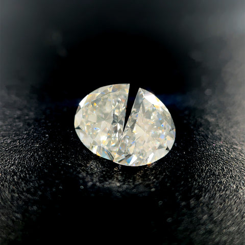 Lab Created 2 = 0.90tw Half Moon E VS1 Lab Created Diamonds
