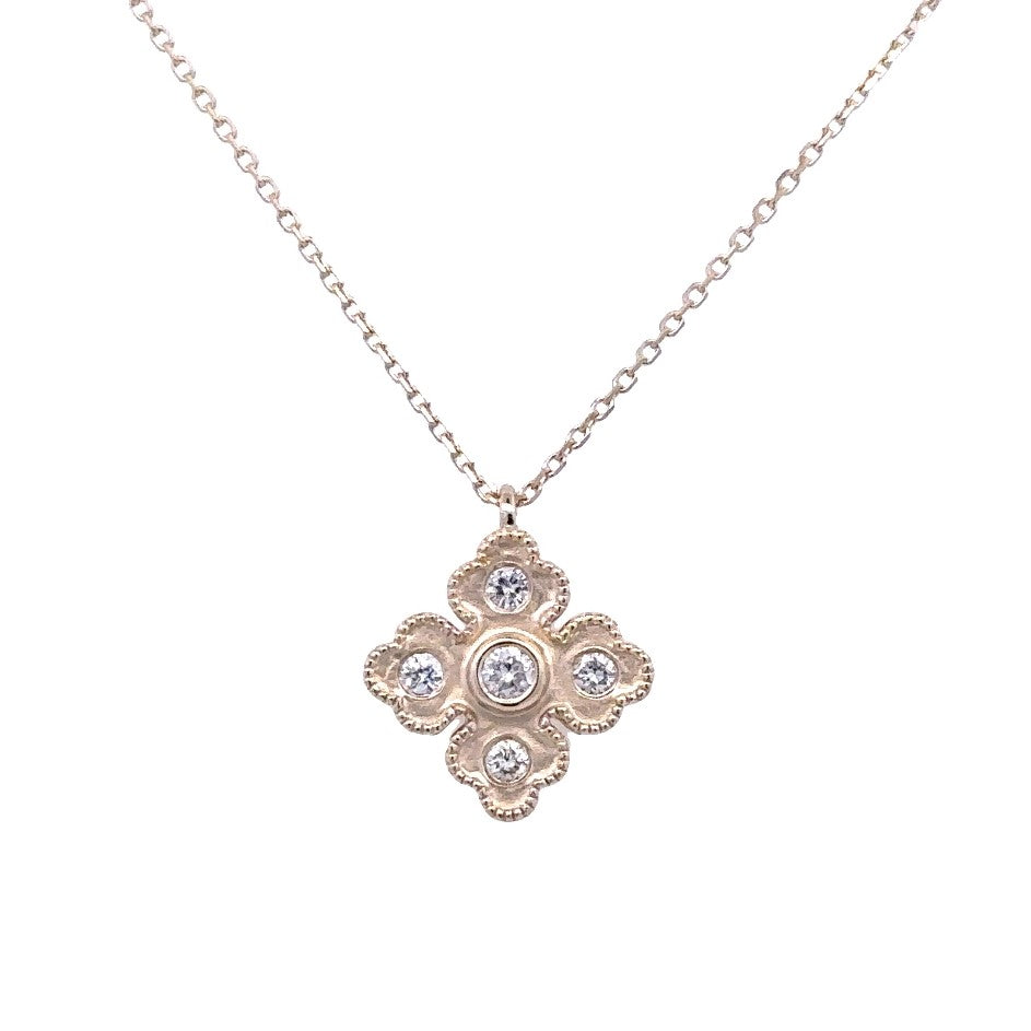 Floral Pendant | 14k Yellow