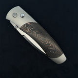 Titanium Pocketknife With Stainless Blade And Carbon Fiber, The A300-6