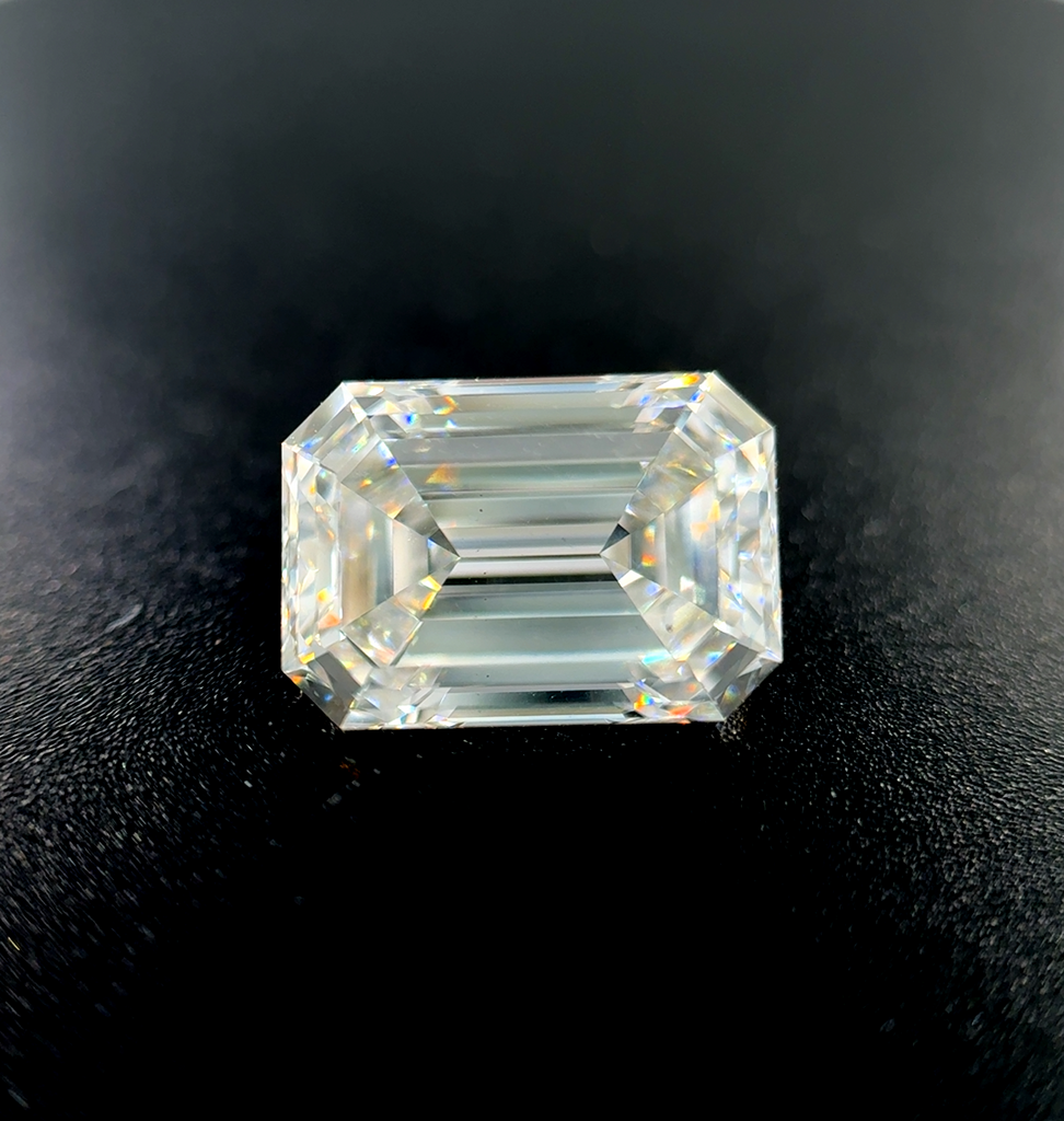 3.65ct Emerald F VS1 Lab Created Diamond