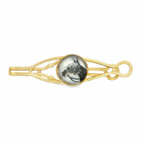 Horse Tie Bar | 14k Yellow