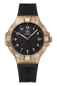 Sandblasted Coyote Stainless Steel Glock Watch with Black Dial, and Black Silicone RTF Strap