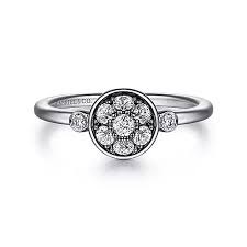 Cluster Three Stone Fashion Ring | Sterling Silver