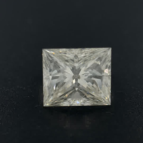 Clarity Enhanced With One 2.04Ct Princess I Vs2 Diamond, Drilled