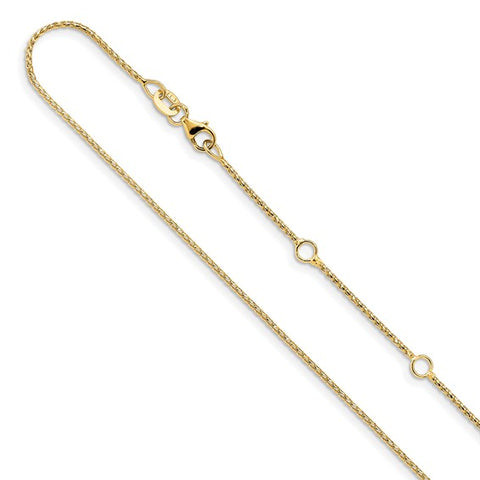 1Mm Open Franco Chain | 14k Yellow