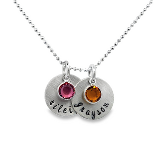 Lady's White Sterling Silver Dainty Drop With Two Charms & Two Swarovs