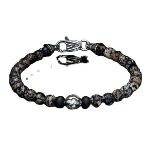Oregon Obsidian Beads Bracelet