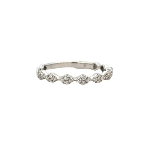 Stackable Fashion Ring | 14k White