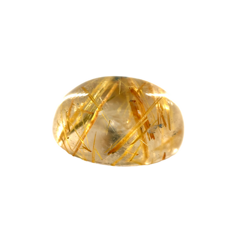 Other one = 25.71ct Cabochon Rutilated Quartz