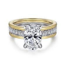 Tiffany Ring | 14k White/Yellow