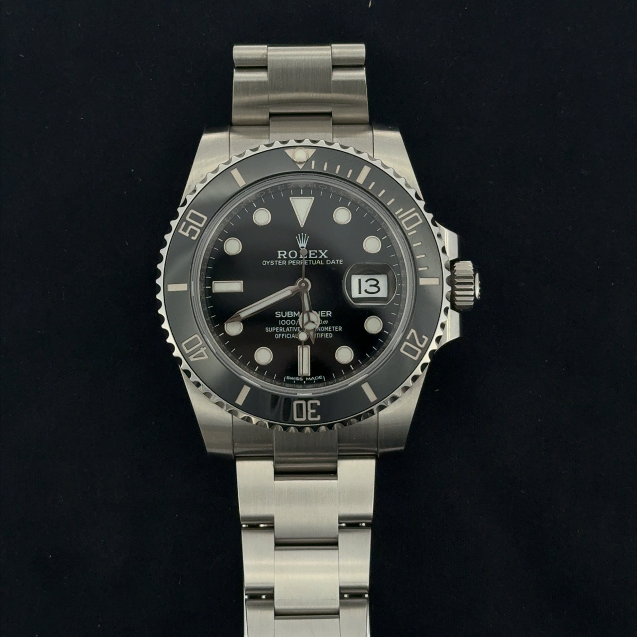 Rolex Submariner Date 40mm Black Dial with Ceramic Bezel, Oyster Bracelet Serial #X479A342, Reference #116610LN, 2019 Pre-Owned, **Not Affiliated with Rolex, All Sales Final.