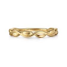 14ky Twist Stackable Band