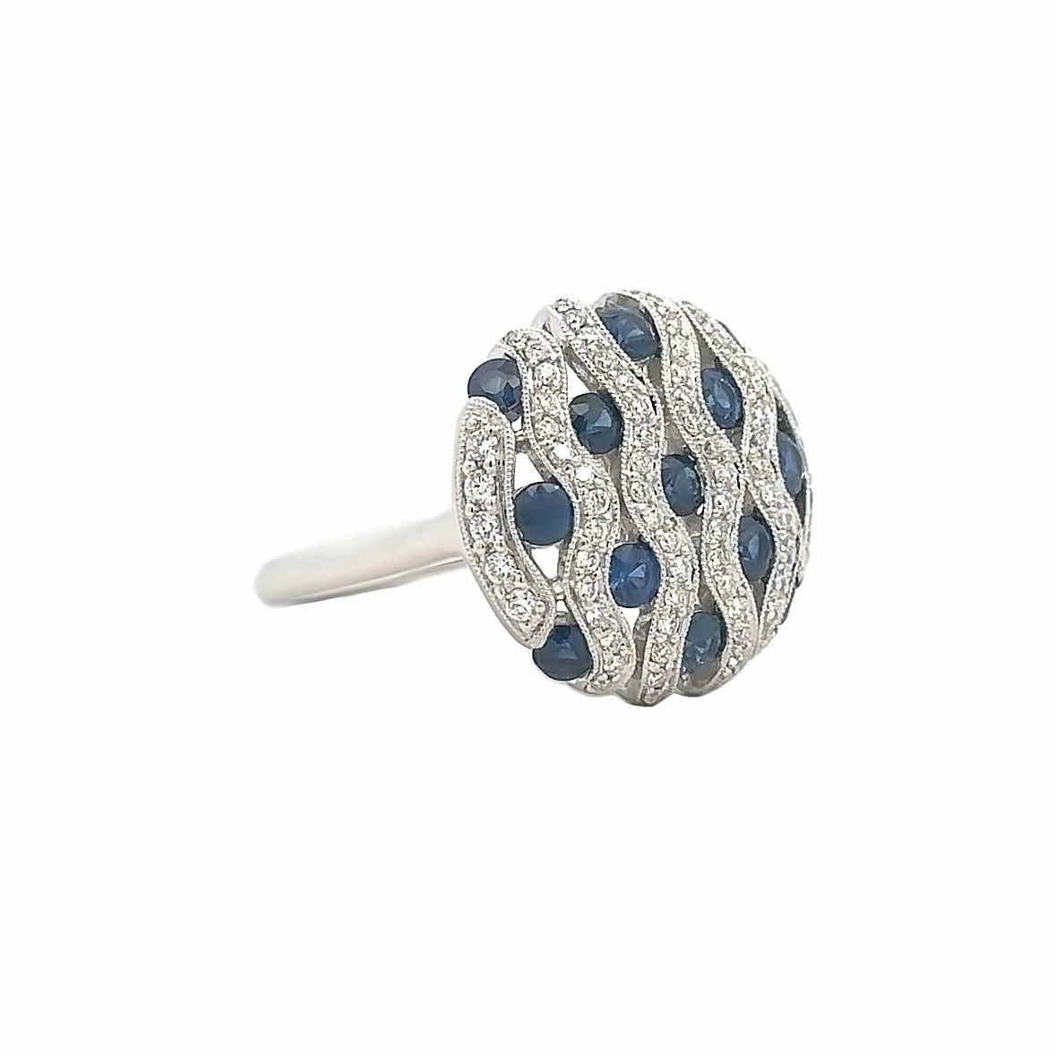 Woven Fashion Ring | 14k White
