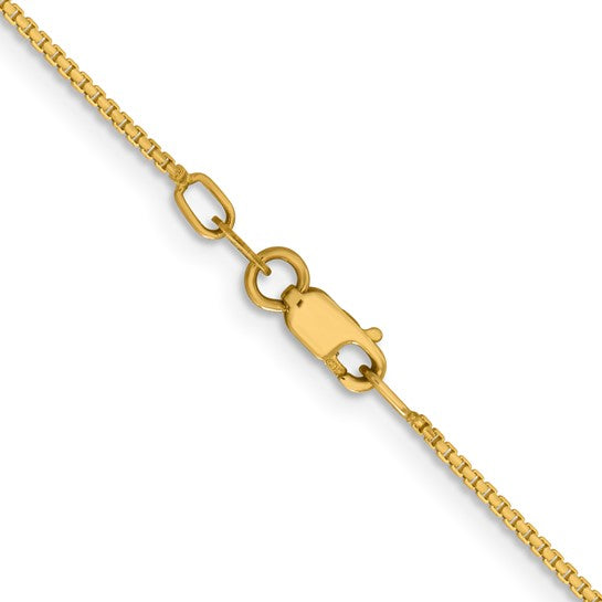 Concave Box Chain | 14k Yellow