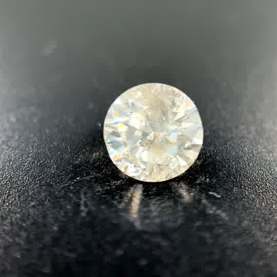 Clarity Enhanced With One = 1.65Ct Round J Si3 Diamond