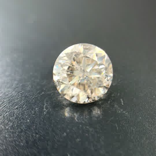 Loose Diamond With One = 2.02Ct Round K/L I2 Diamond