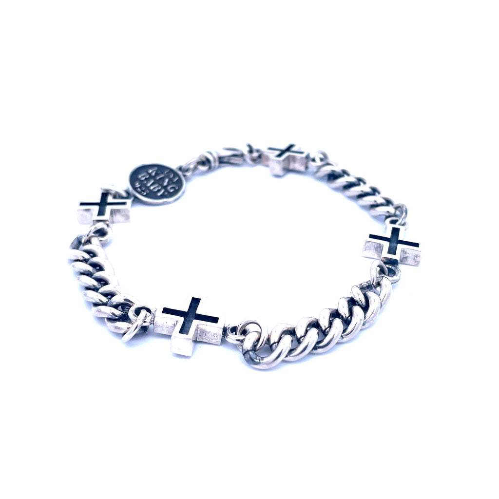 Chain Bracelet | White Sterling Silver