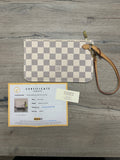 Louis Vuitton Damier Azur Wristlet PM, A Condition