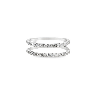 Double Row Guard Ring | 14k White