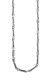 White Sterling Silver Small Paperclip Chain 24" Fashion Jewelry