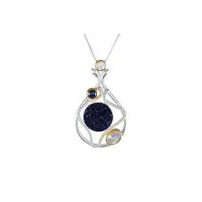 Teardrop Fashion Necklace | Tt Sterling Silver/22K Gold Vermeil