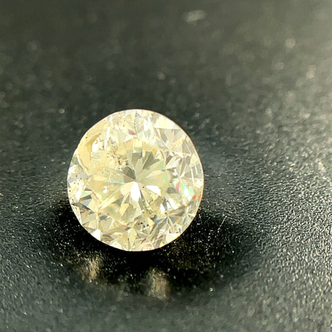 Clarity Enhanced With One 1.14Ct Round H I2 Diamond