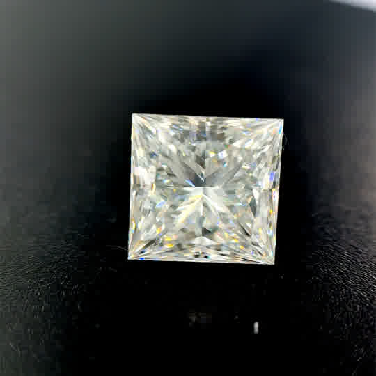 Lab Created one = 3.40ct Princess E VVS2 Lab Created Diamond