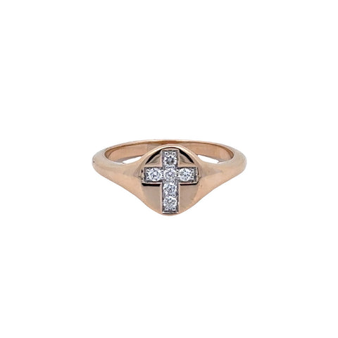 Cross Fashion Ring | 14k Yellow