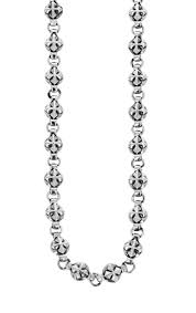 Cross Link Chain | White Sterling